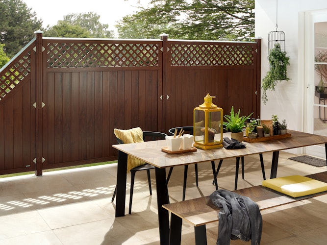 TraumGarten Longlife Riva 180x180 cm mit Gitter