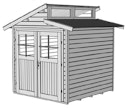 Vorschaubild Weka Gartenhaus 226 - 21 mm