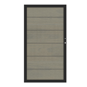 SYSTEM Platinum XL Tor taupe-grau 98 x 180 cm
