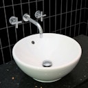 Vorschaubild Revét Vinyl Wandfliese Butcherblock Schwarz Hochglanz 120 x 60 cm