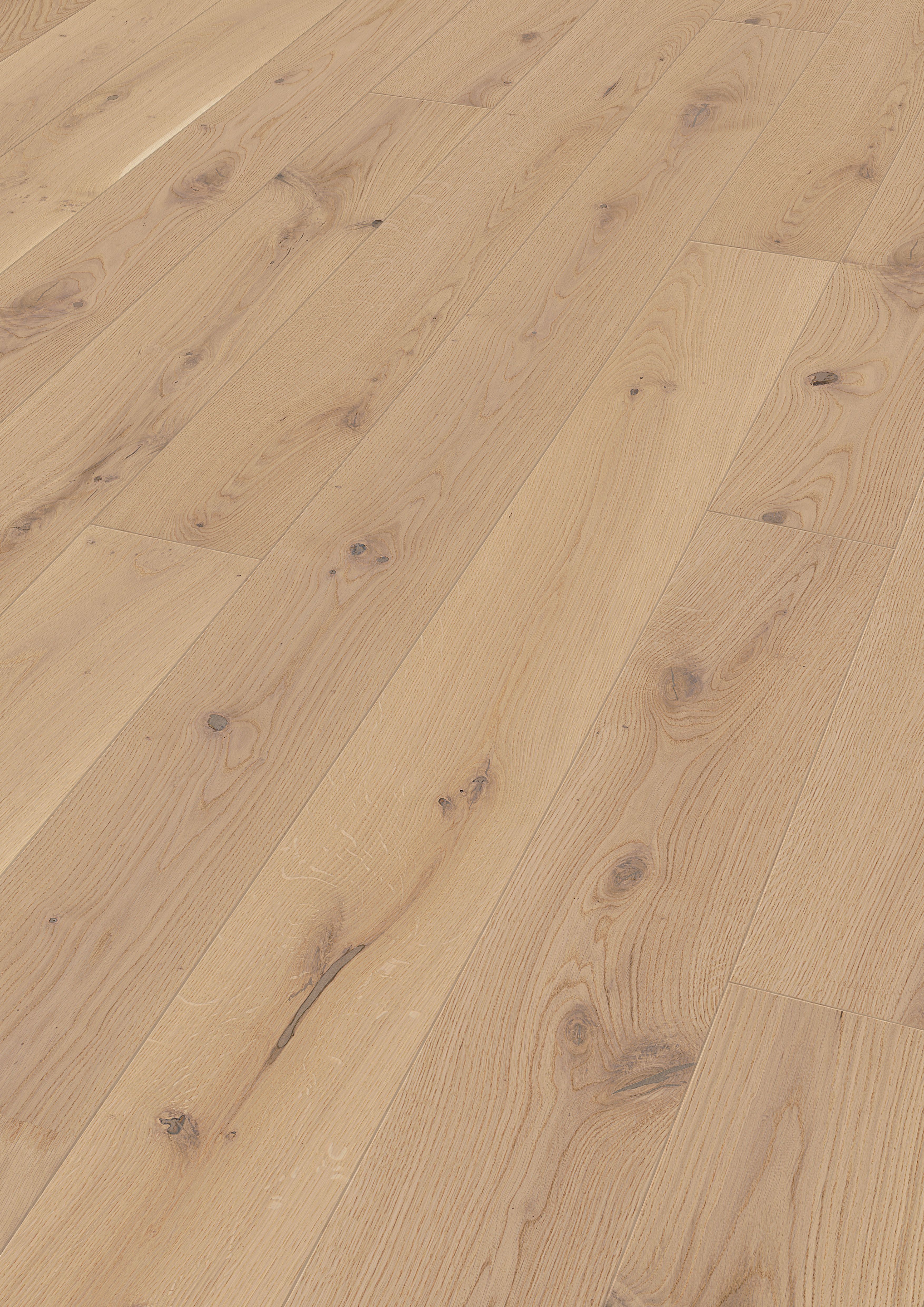 MEISTER Parkettboden longlife PD 400 2200 x 180 x 13 mm 9010 Eiche authentic creme gebürstet ultramattlackiert