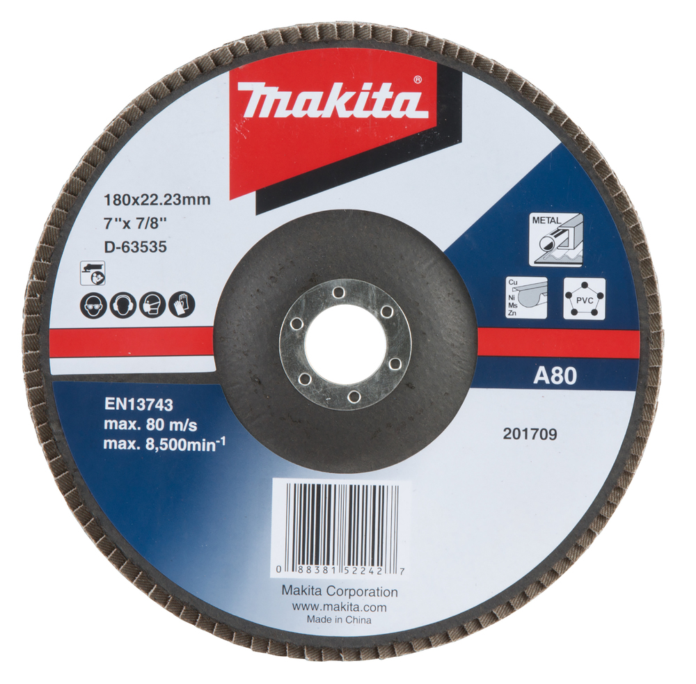 Makita Fächerschleifsch. 180mm A80 D-63535