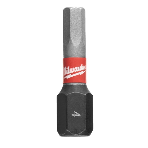 Milwaukee BIT HEX4 25MM SHOCKWAVE  (2) 4932430895