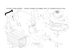 Husqvarna Rasenmäher gelegentliche Nutzung 96141013105 R 145SV