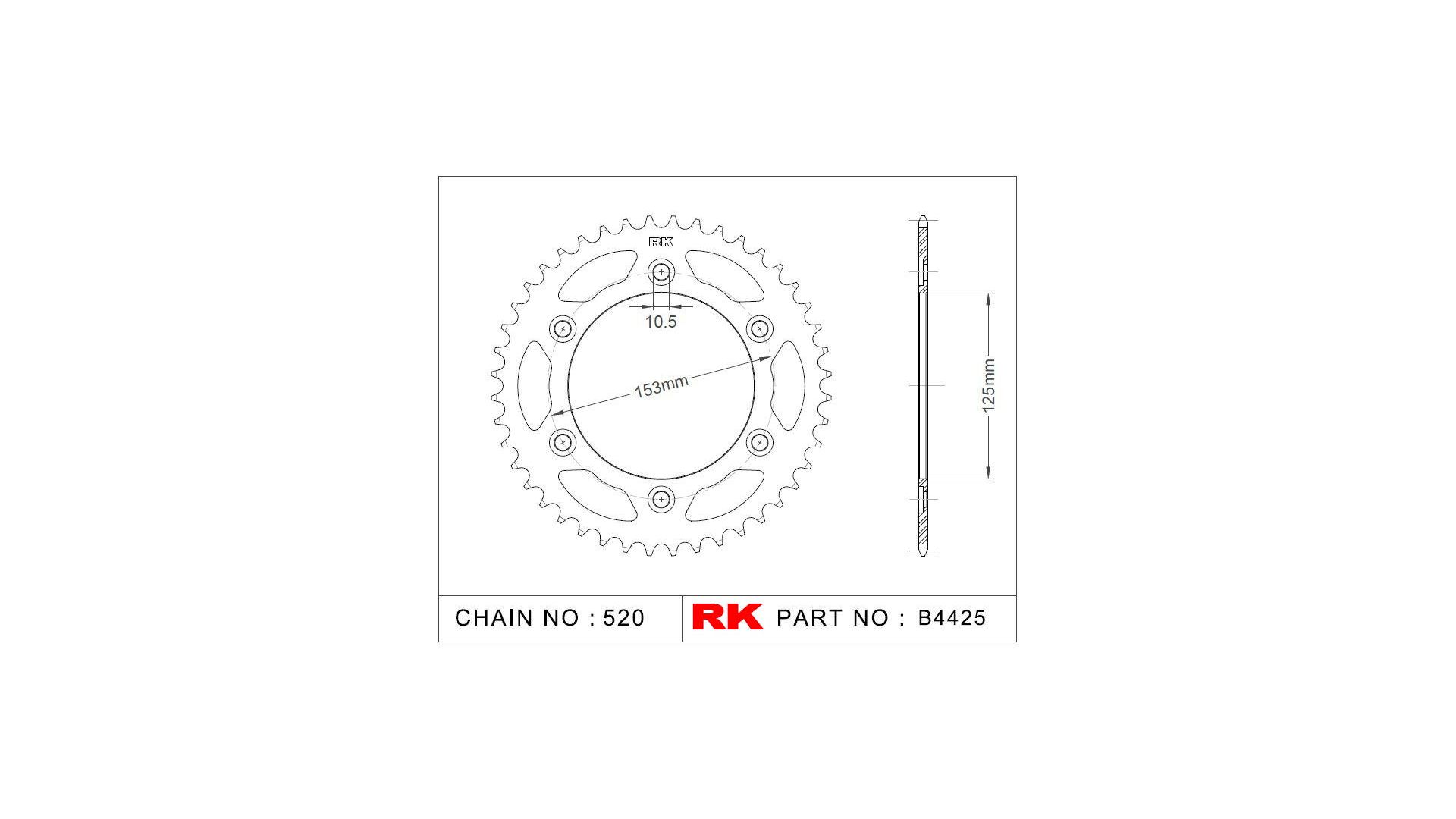 RK Kettenrad 4425 48 Zähne