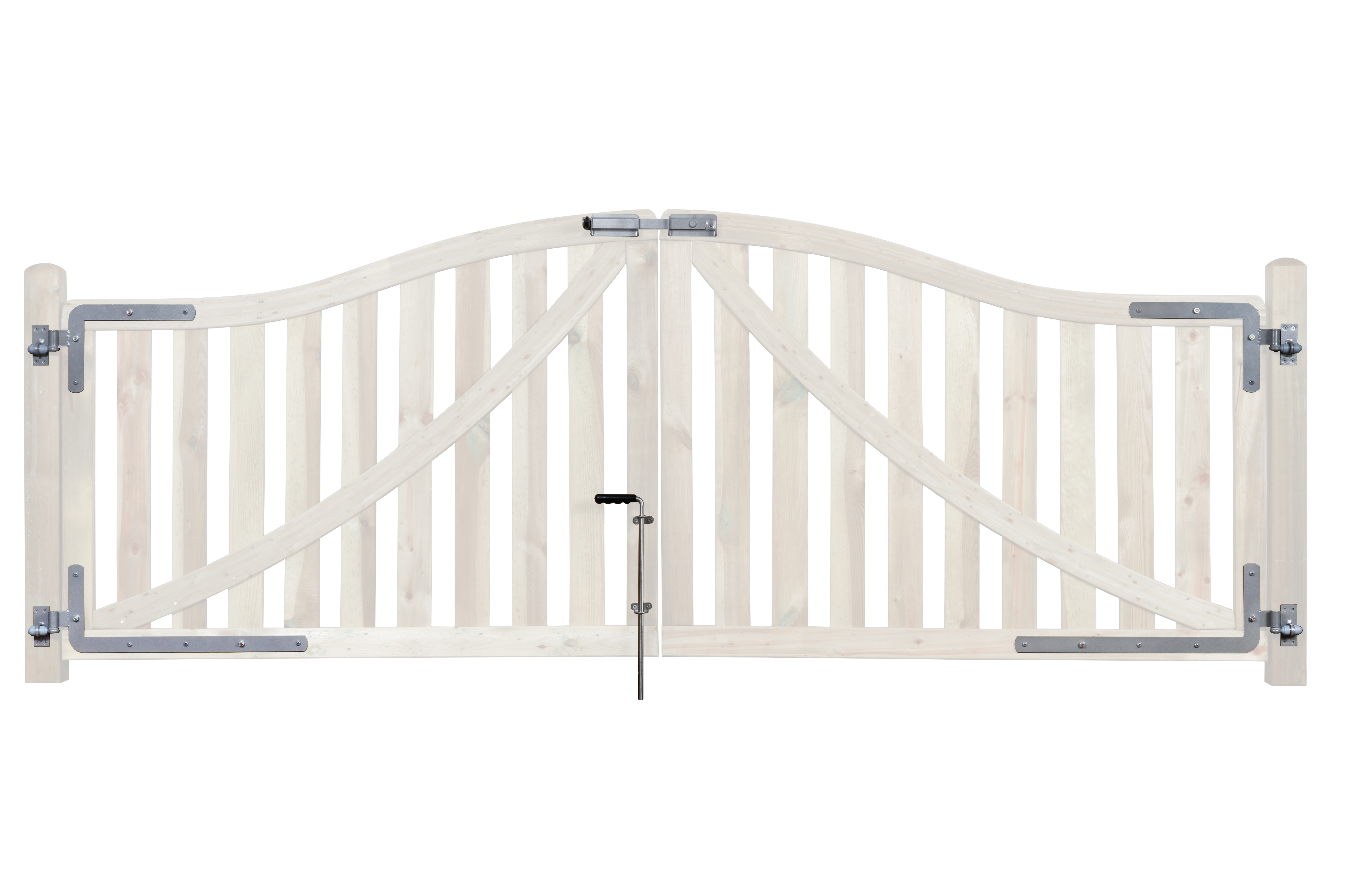 TraumGarten Beschlagsatz Doppeltor Karlo + Raja