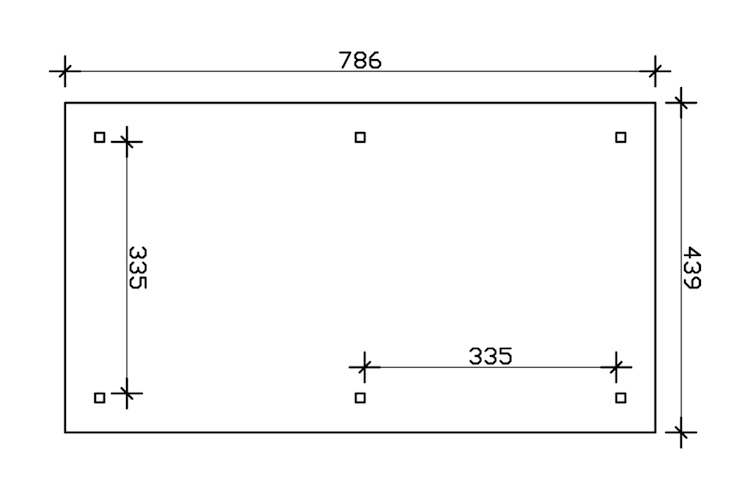 Skan Holz Carport Taunus 439 x 786 cm