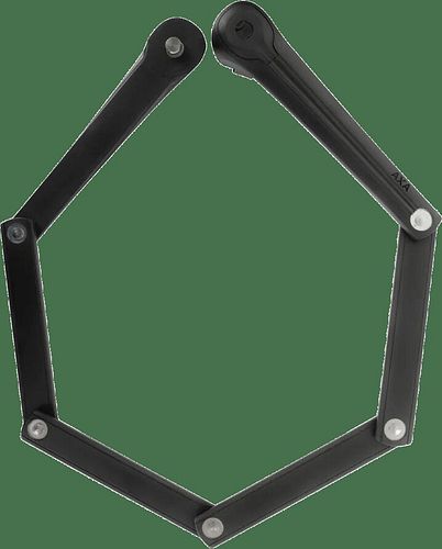 Axa Fold Faltschloss 100 cm schwarz 2,5" Mod. 25