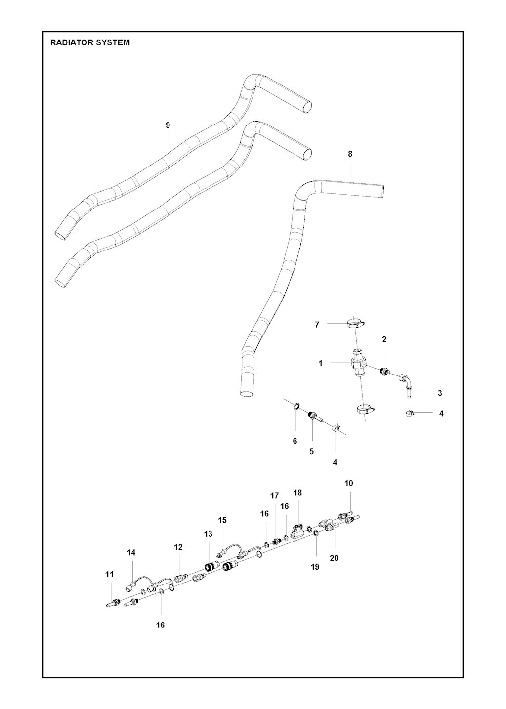 Explosionszeichnung Ersatzteile