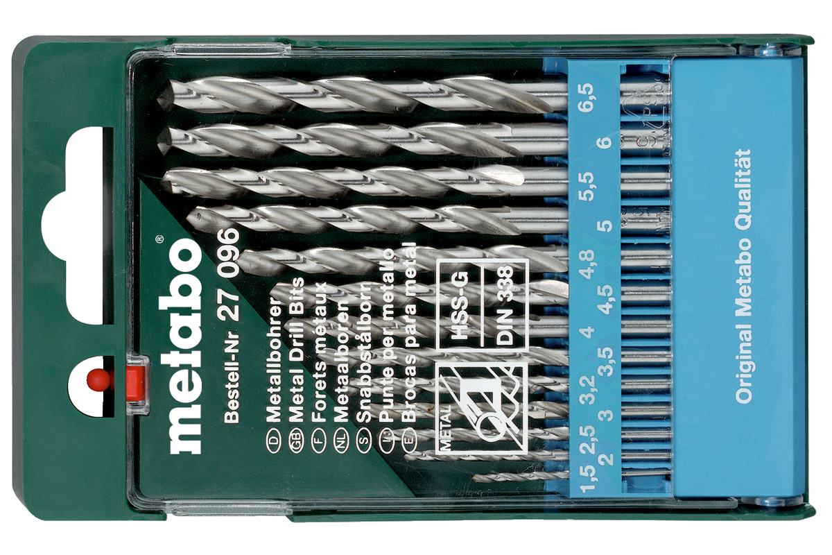 Metabo HSS-G-Bohrerkassette13-teilig