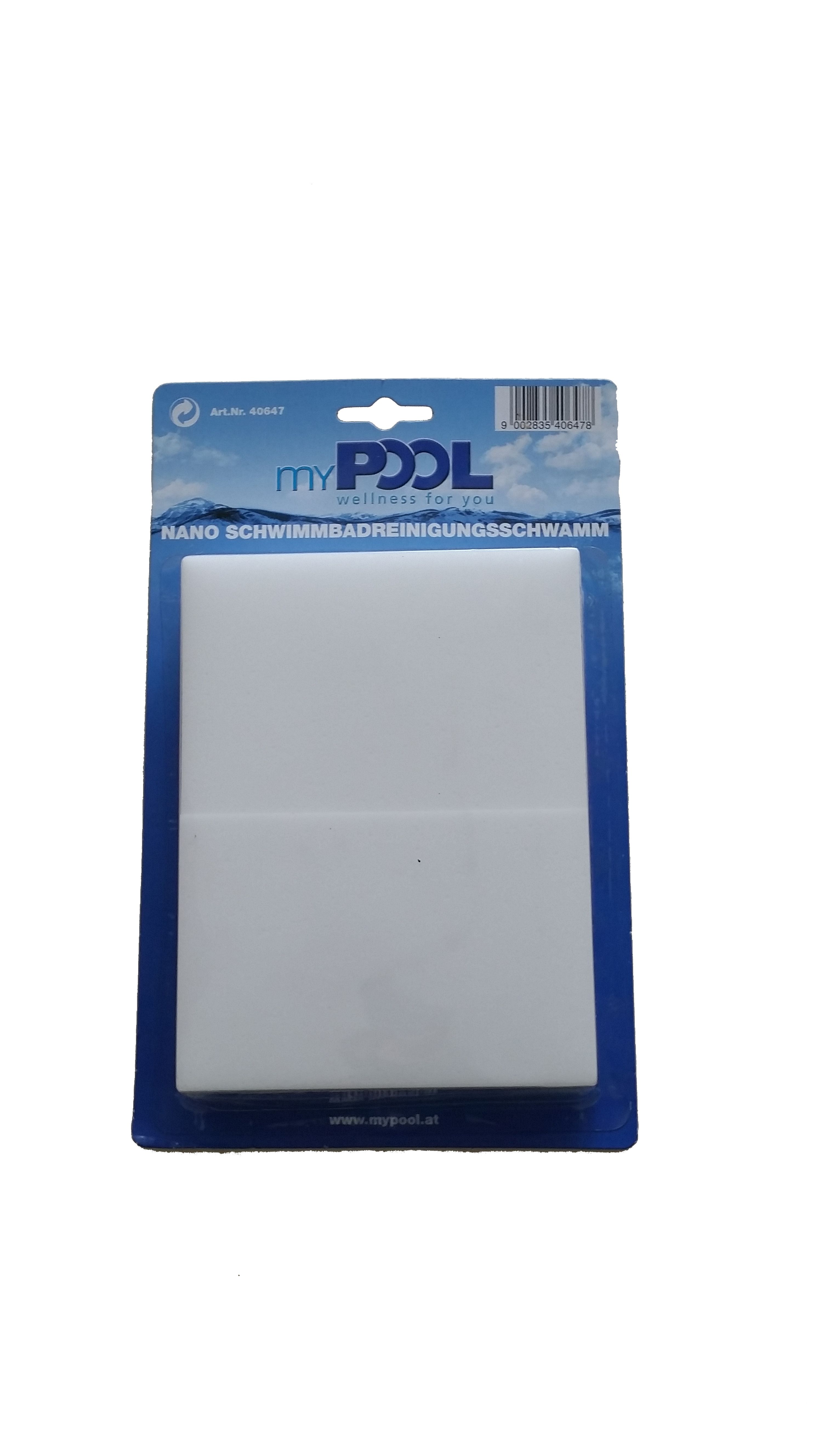 myPOOL Nano Schwimmbadreinigungsschwamm 2er Pack für die Poolreinigung