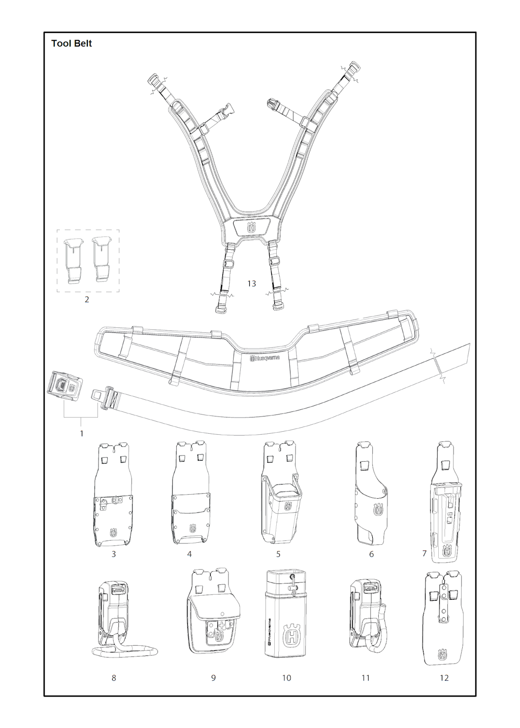Explosionszeichnung Ersatzteile