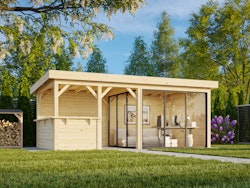 Palmako Gartenhaus Connect Lenna 16,6 m² Set 407 Slide
