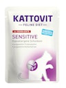 Vorschaubild KATTOVIT Feline Diet Sensitive 85g Beutel Katzennassfutter Diätnahrung