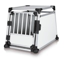 TRIXIE Transportbox Aluminium silber/hellgrau Transportbox