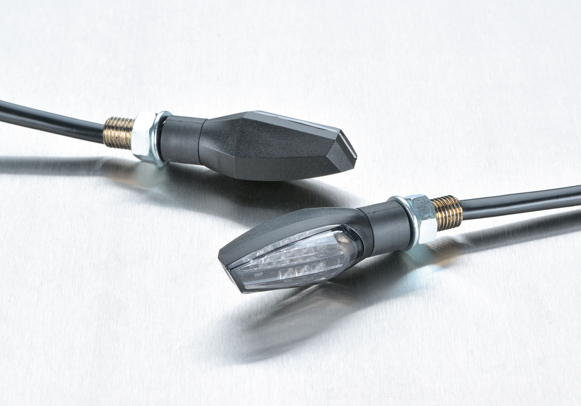 PROTECH Universal LED-Blinker RC-20 rechts vorne/links hinten Spiegel & Blinker Schwarz für BMW F 900 R,KAWASAKI Ninja 1...