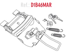 SHAD LOCK SYSTEM SH39 -> 46 [D1B46MAR]