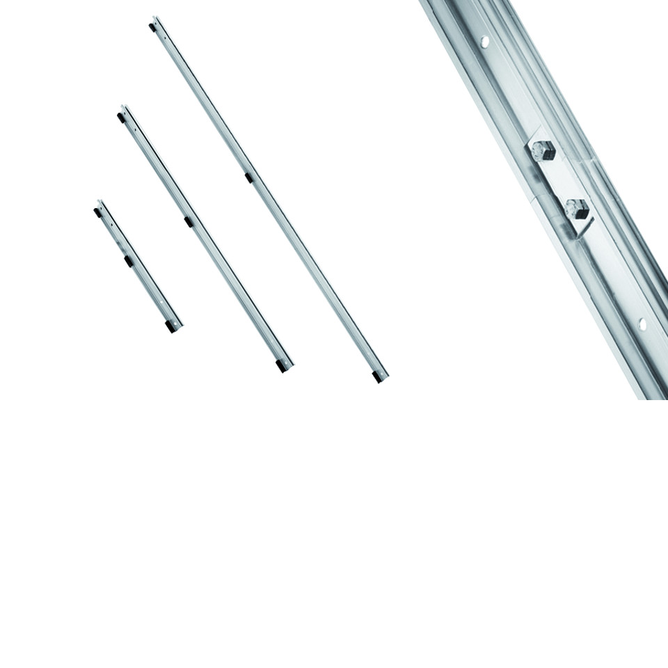 HEUEL Dachtrittsystem MultiStep Schienen-Trägerprofil - dunkelbraun - 1 m