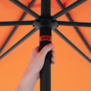 Vorschaubild doppler Mittelmastschirm myZONE 300 Push up, Aluminium Anthrazit / 100 % Polyester 180 g/m²