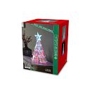 Vorschaubild Konstsmide Weihnachtsbeleuchtung 3D Weihnachtsbaum mit Stern in kristalloptik, 80 RGBLEDs