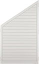 Vorschaubild T&J LIGHTLINE Kunststoff Zaunelement Ecke links 900 x 1500/900 mm, weiß