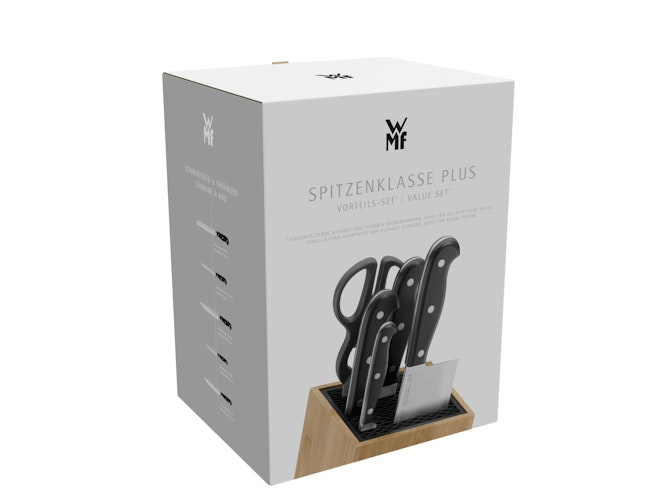 WMF Spitzenklasse Plus Messer-Vorteils-Set* mit FlexTec Messerblock für di