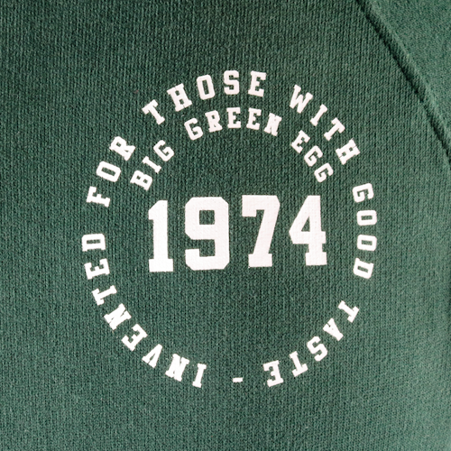 Big Green Egg Hoodie - Lets create - Grün