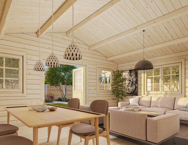 Palmako Gartenhaus Helena 24,6 m² - 70 mm