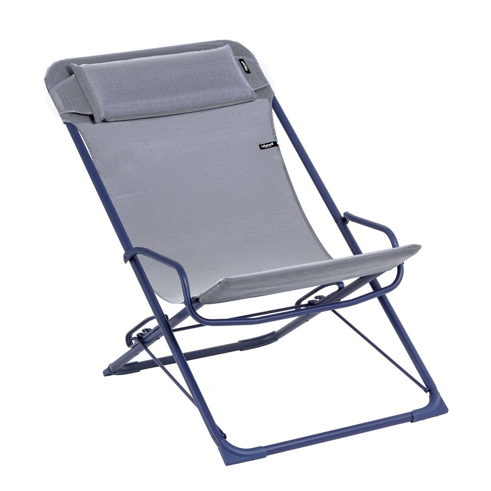 Lafuma Liegestuhl TRANSASWING, Stahl Indigo / Batyline Indigo