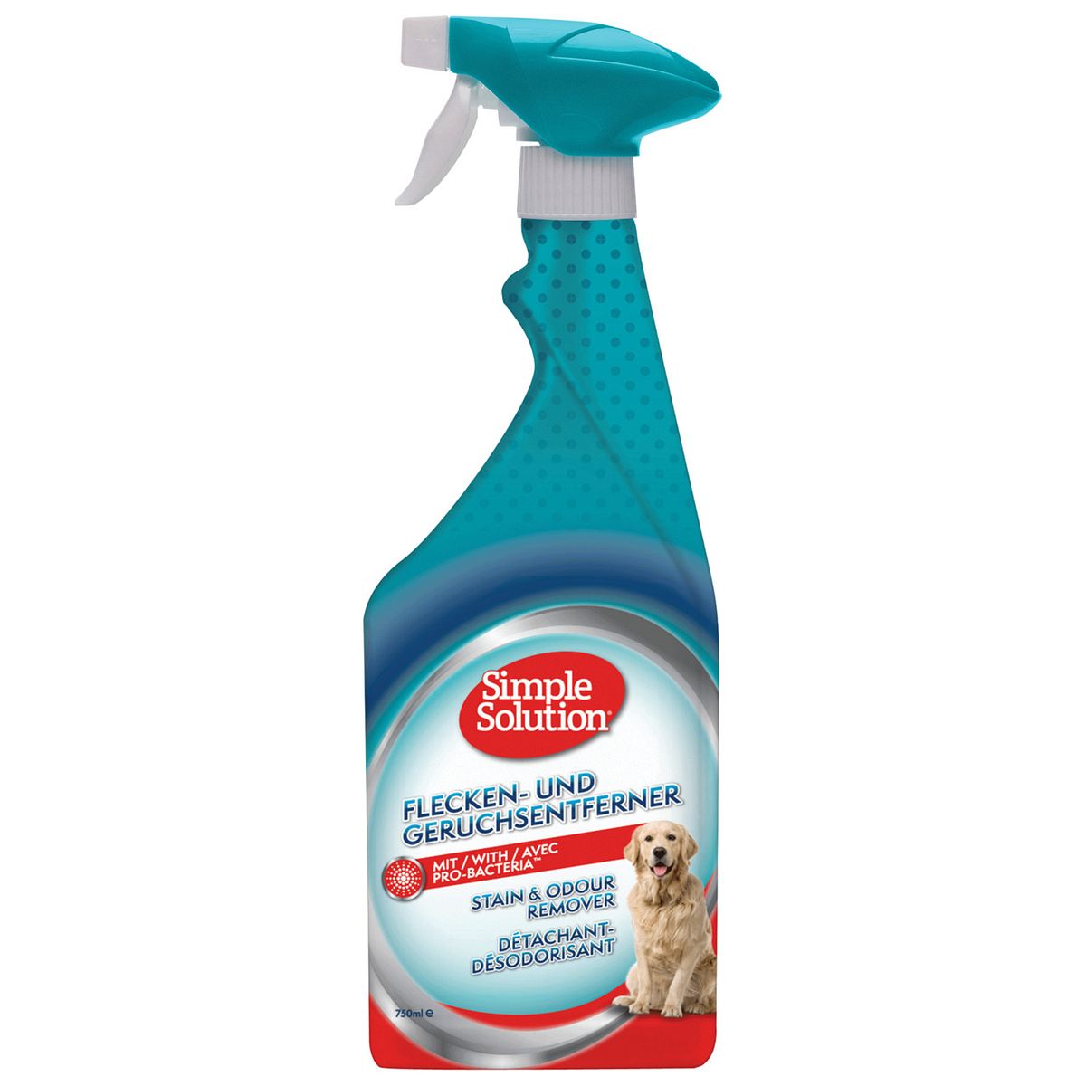 Simple Solution Hunde Flecken-& Geruchsentferner 750 ml Sprühflasche
