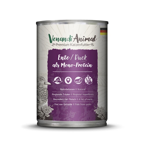 Venandi Animal Monoprotein 400g Katzennassfutter
