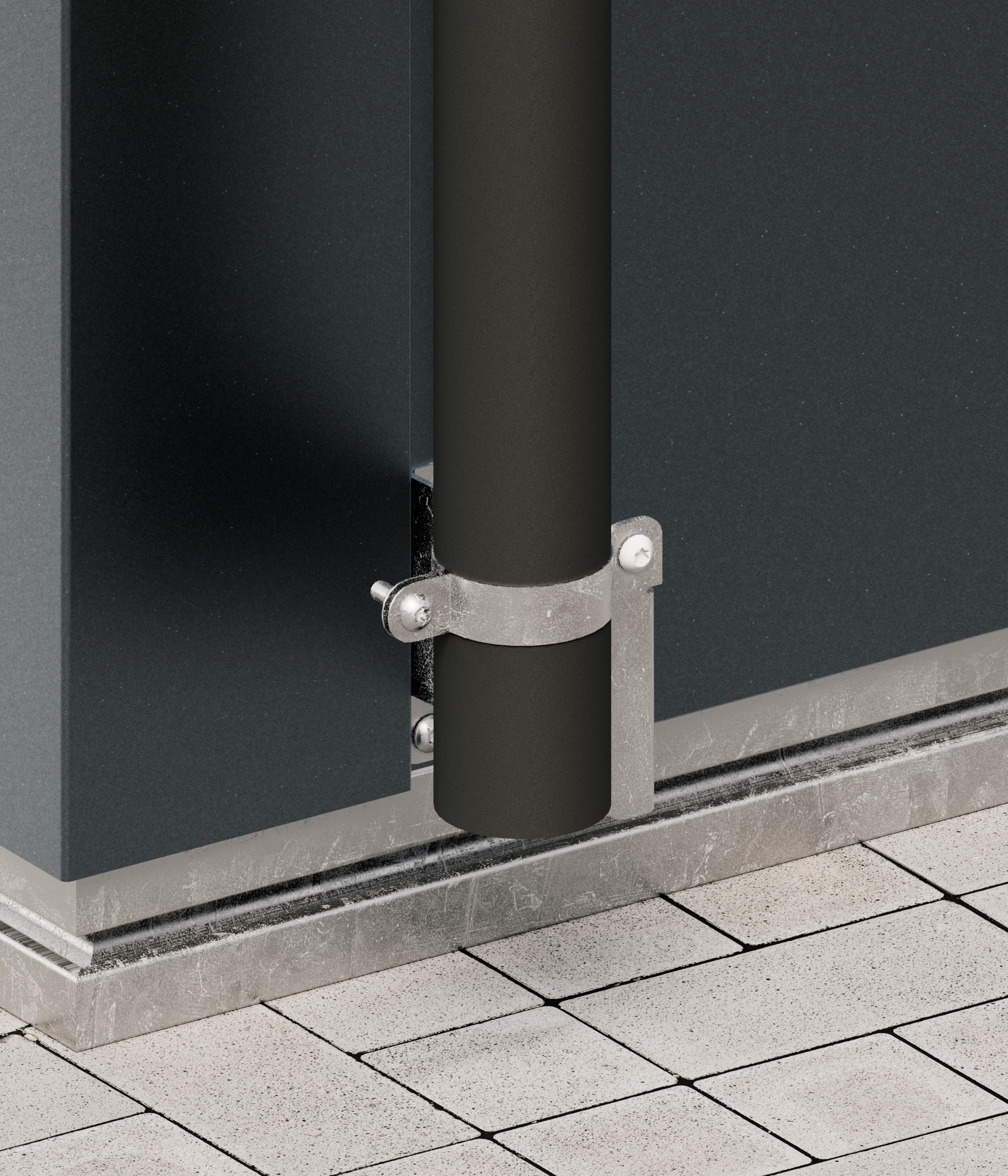 Hörmann Regenablauf-Schlauchset für Juno mit Satteldach (Set mit 2 Schläuchen)