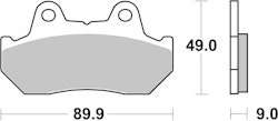 SBS Bremsbelag 572LS Street Sinter