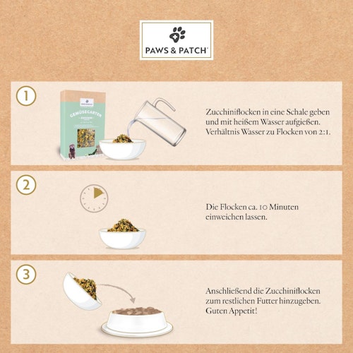 Paws&Patch ZUCCHINIFLOCKEN 700g