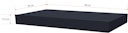 Vorschaubild Gutta Rechteckvordach BS 160 in kubischem Design (Restposten in Farbe DB703 FS)