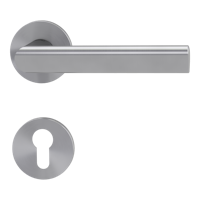 Griffwerk VAYA 137 TRI fast2fix Fast2Fix GK3 Rosetten rund Profilzylinder Edelstahl matt