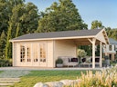 Vorschaubild Palmako Gartenhaus Irene 19,0+16,2 m² - 44mm