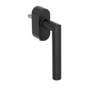 Vorschaubild GRIFFWERK Fenstergriff VAYA 128 LUCIA F2F Graphitschwarz R 7x40mm 