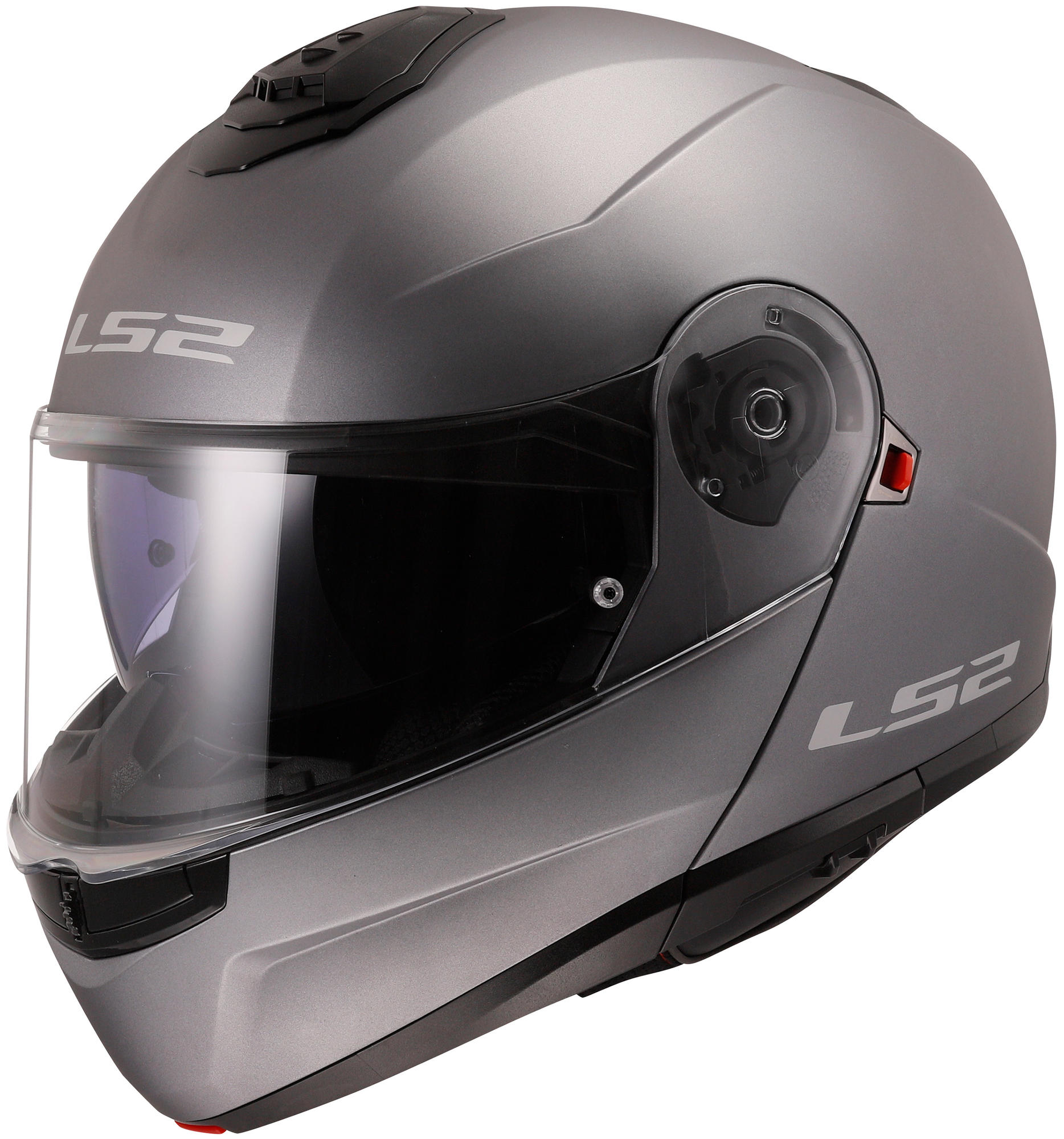 LS2 Klapphelm FF908 Strobe II Solid, titanium_matt, l