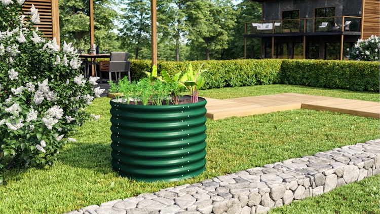 Vitavia Hochbeet Terra Rund 82 x 82 cm - 200/360/500 l