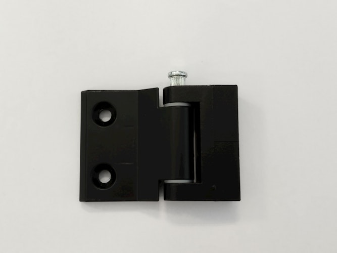 KGT Ersatzteil Metallscharniere, schwarz, Stift Stahl verz. Lagerbuchse in VA 