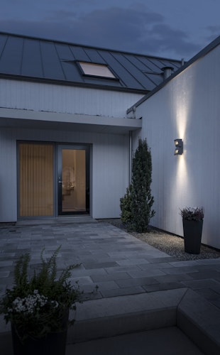 Konstsmide Wandleuchte Potenza, HighPowerLED, anthrazit (7971-370)