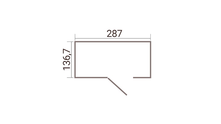 Weka Metall-Gerätehaus Gary 1-9
