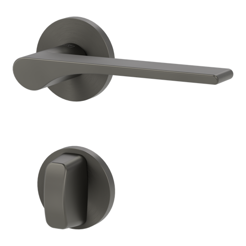 Griffwerk VAYA 261 LEAF LIGHT fast2fix Fast2Fix Rosetten rund WC Kaschmirgrau