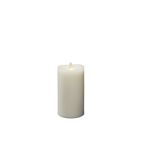 Konstsmide Weihnachtsbeleuchtung  LED Echtwachskerze cremeweiß 3D 16,5cm