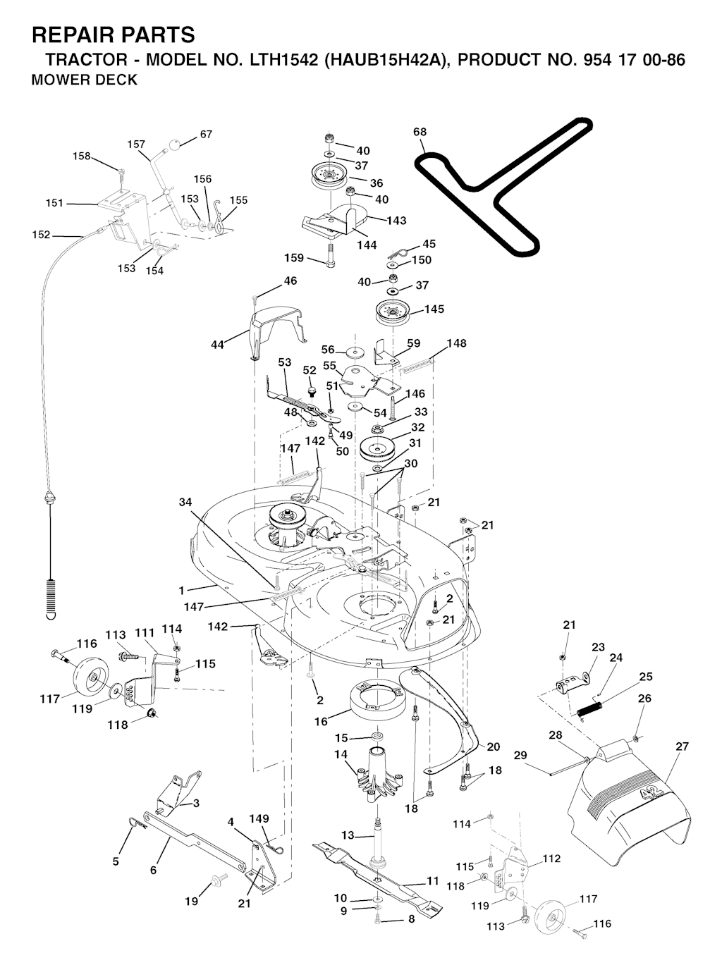 Explosionszeichnung Ersatzteile