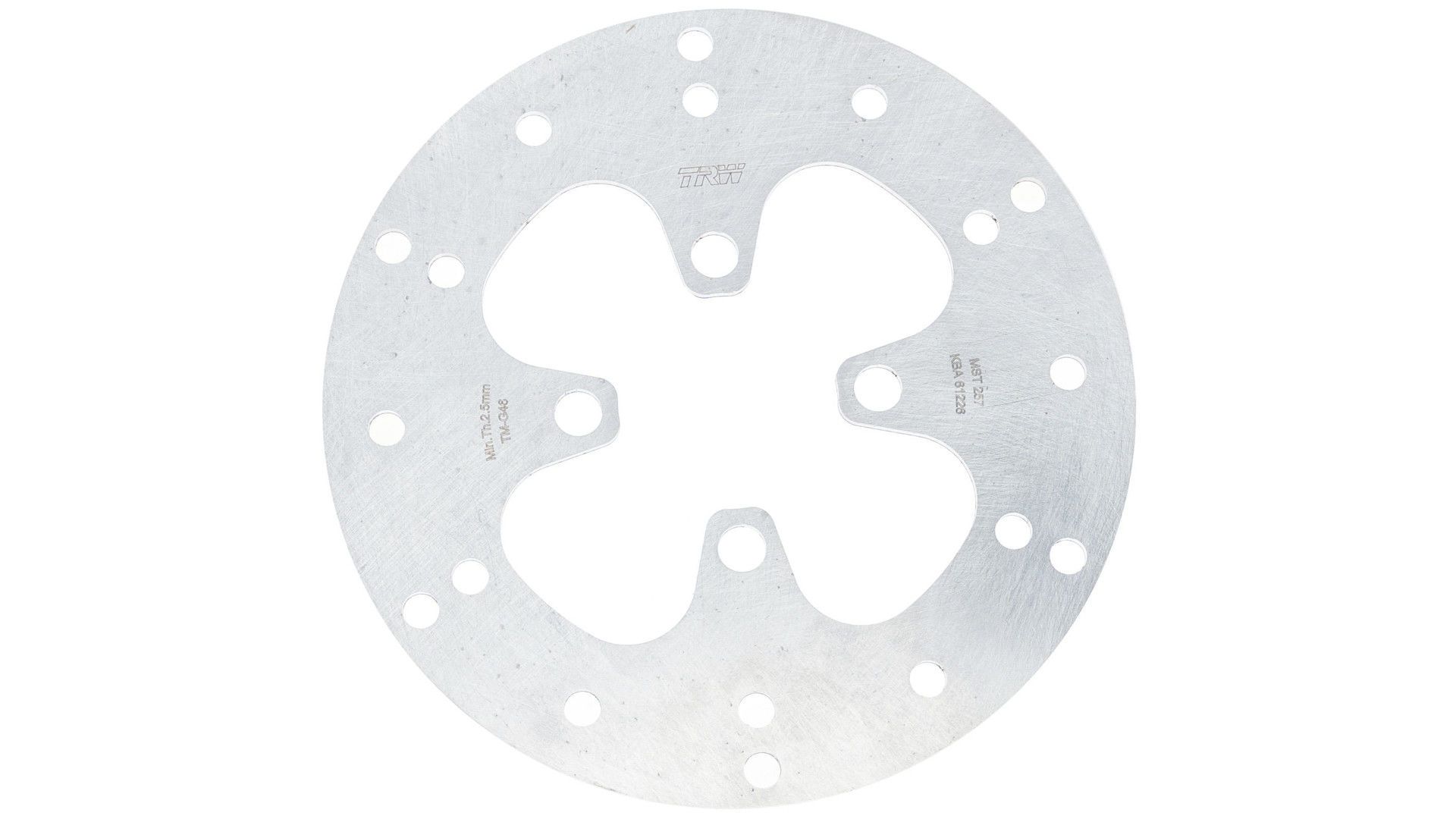 TRW Bremsscheibe MST257 mit Zulassung