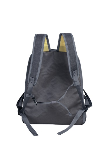 NOBBY Fronttasche "MALTA" grau/senf 35 x 22 x 40 cm