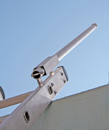 Günzburger Ausstiegsholm einschiebbar, gerade links