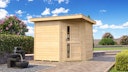 Vorschaubild Weka 21 mm Gartenhaus 229 A Eckhaus inkl. moderner Design-Einzeltür